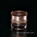 High-grade round flower cosmetics  acrylic bottle/jars with good price